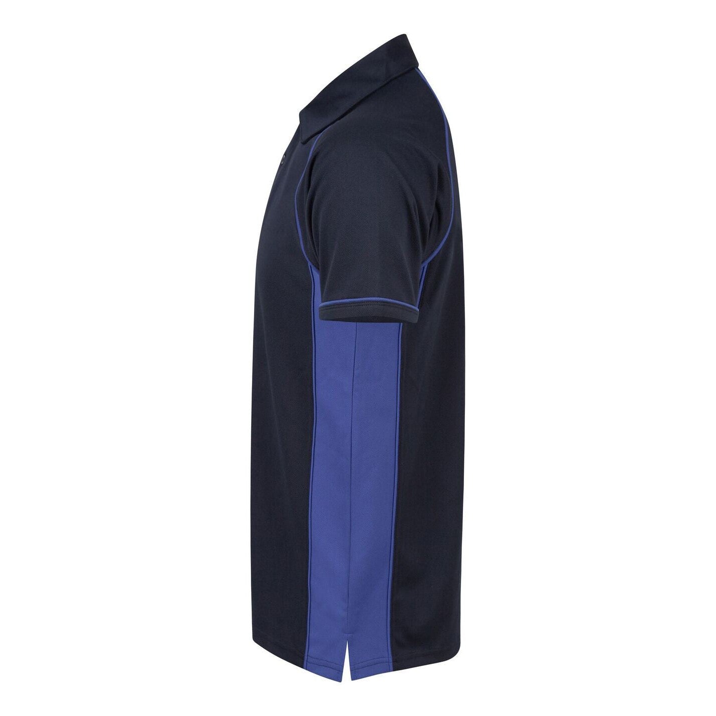 Finden & Hales Piped Performance Polo Navy/Royal CoolPlus Fabric Sports Fit