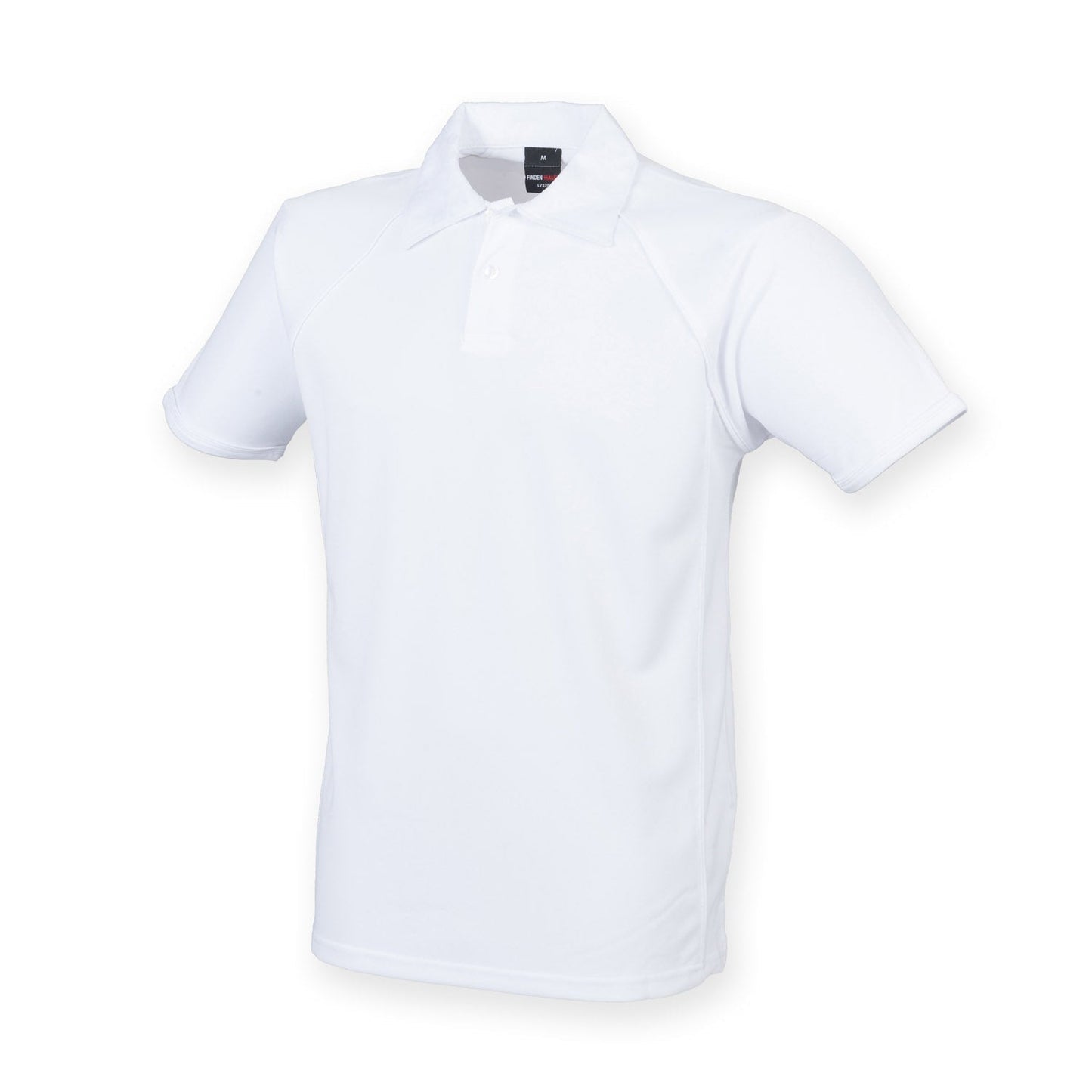 Finden & Hales Piped Performance Polo White CoolPlus Fabric Sports Fit S-3XL