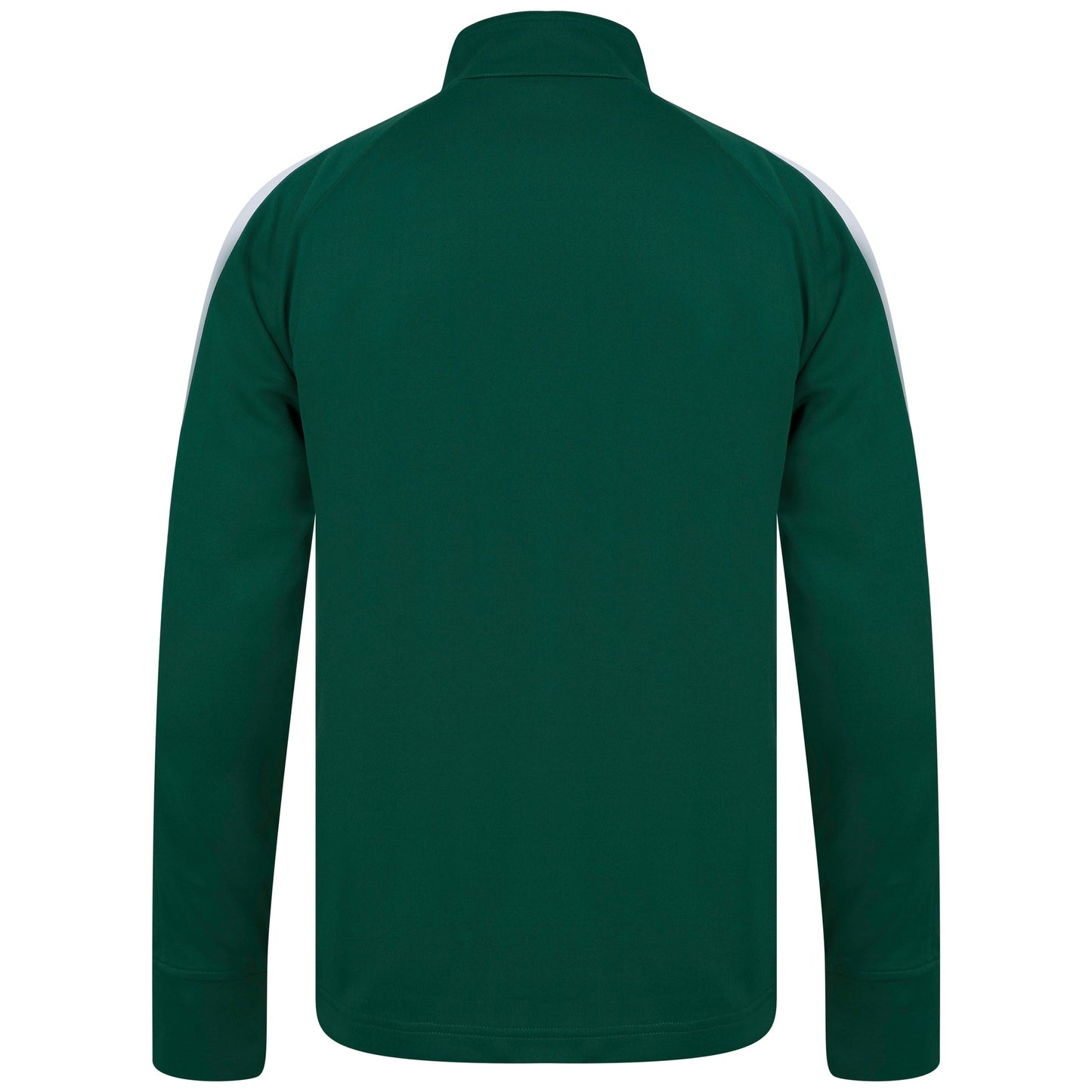 Finden & Hales Knitted Tracksuit Top Slim Fit Contrast Panels Zip Pockets