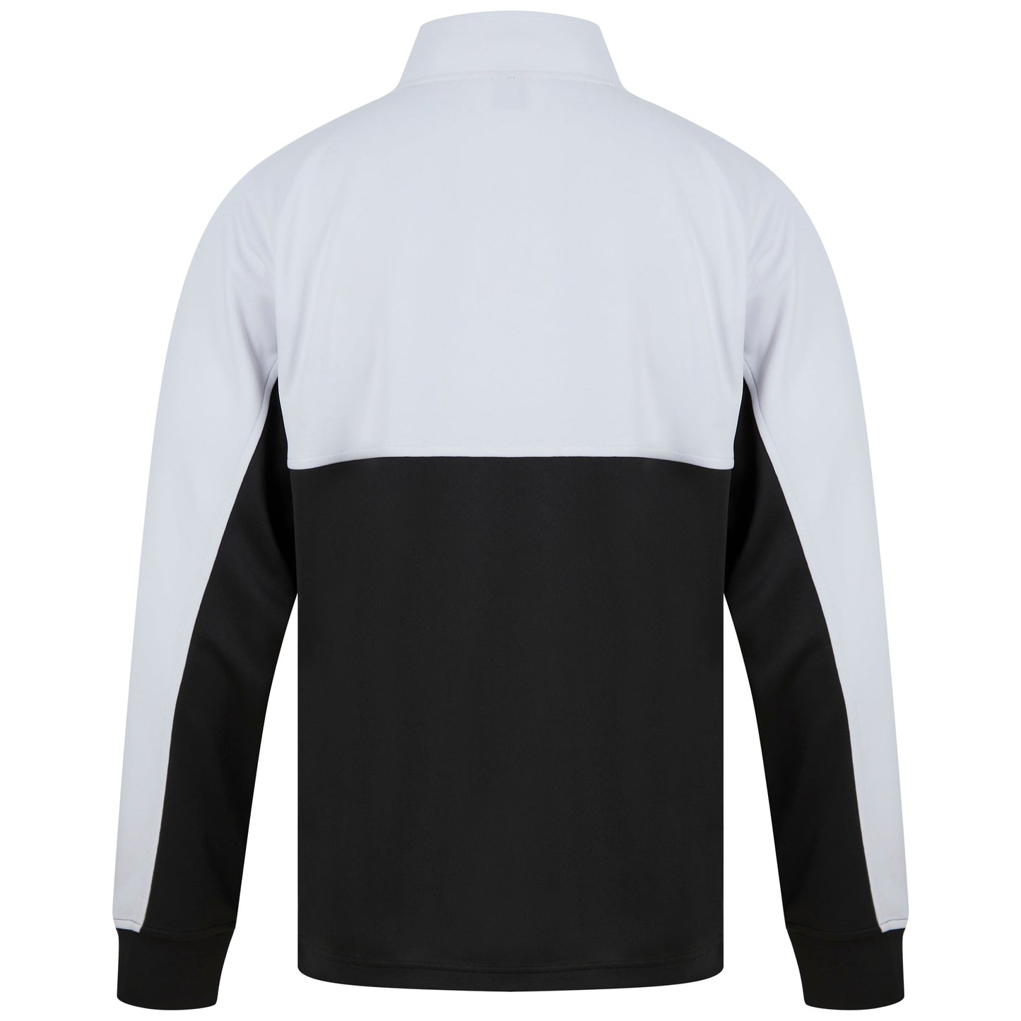 Finden & Hales Men's 1/4 Zip Tracksuit Top with Contrast Panels and Pockets