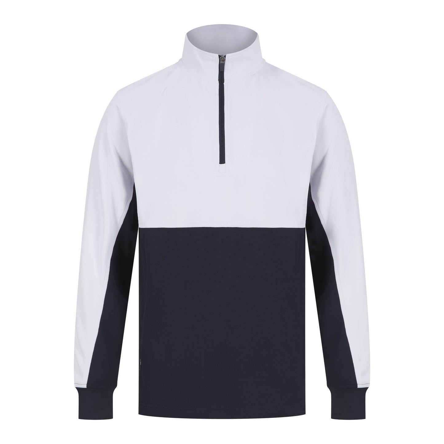 Finden & Hales Men's 1/4 Zip Tracksuit Top with Contrast Panels and Pockets