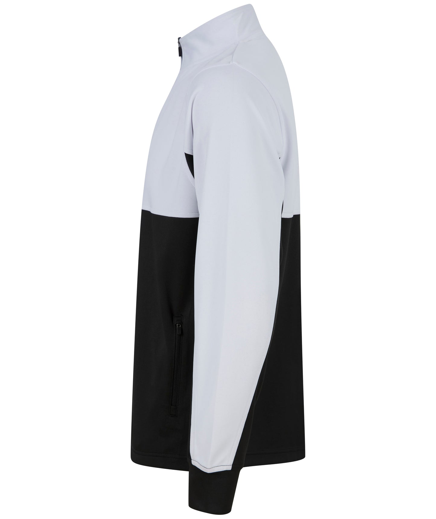 Finden & Hales Kids 1/4 Zip Tracksuit Top with Contrast Panels & Pockets