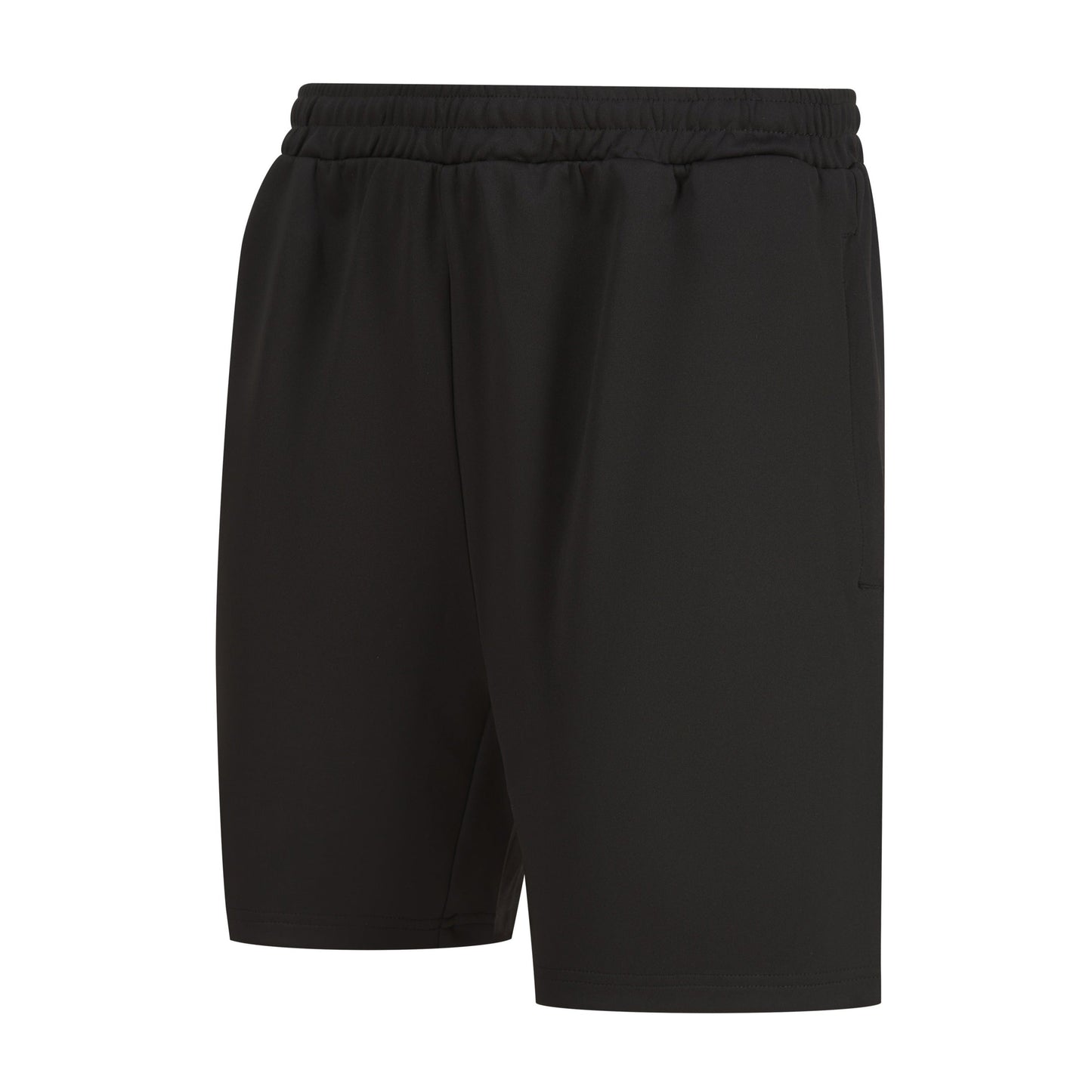 Finden & Hales Knitted Sports Shorts with Zip Pockets and Drawcord Waist