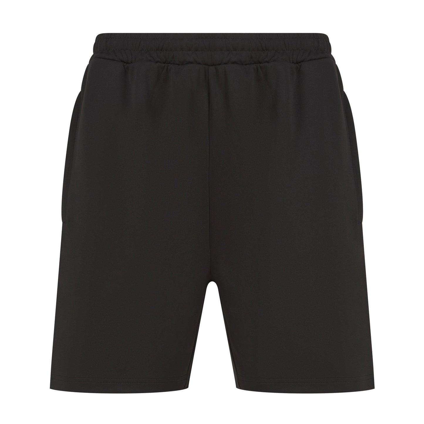 Finden & Hales Knitted Sports Shorts with Zip Pockets and Drawcord Waist