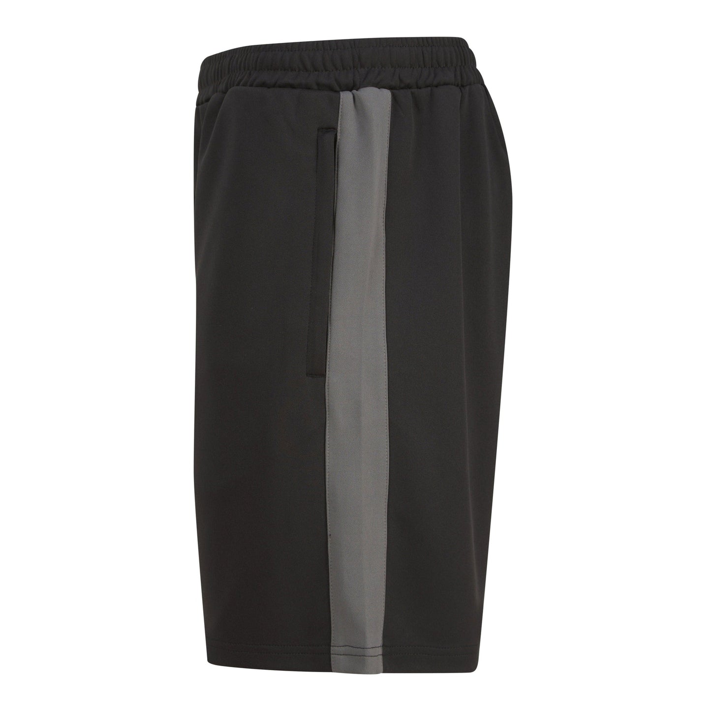 Finden & Hales Knitted Sports Shorts with Zip Pockets and Drawcord Waist