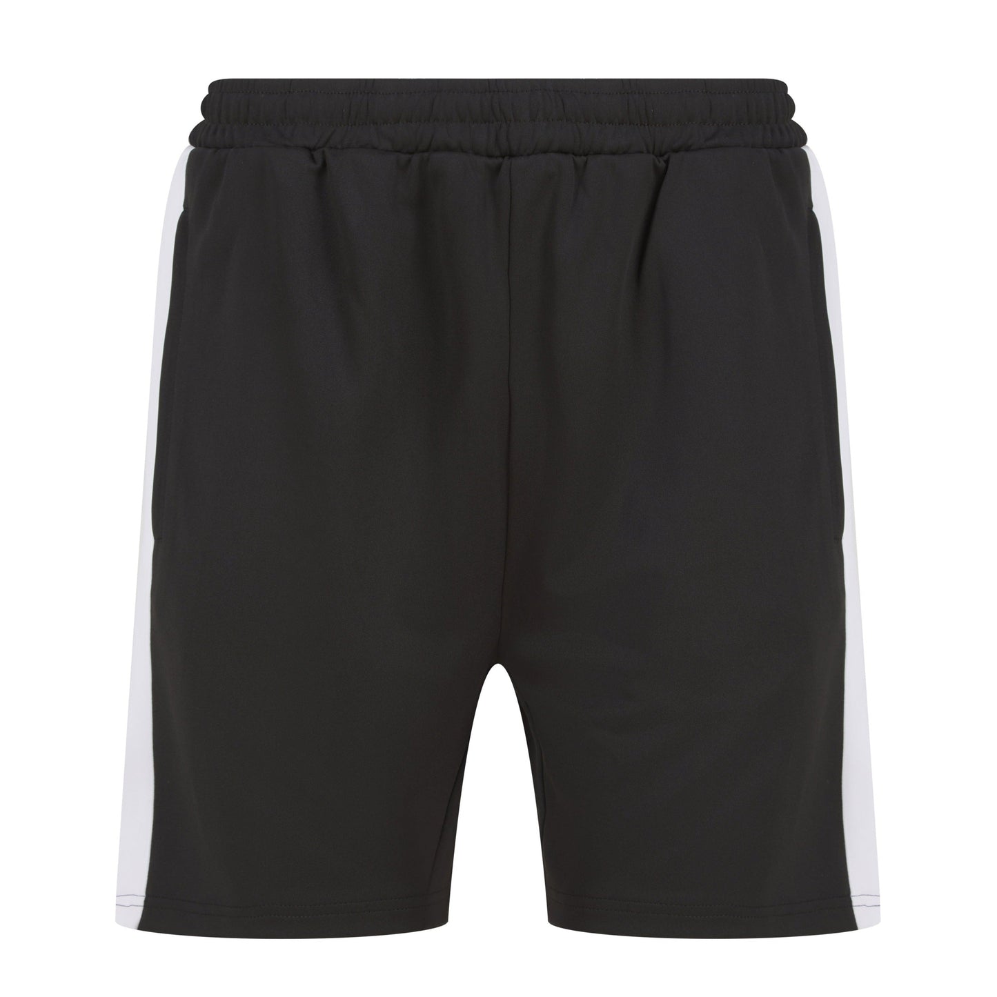 Finden & Hales Knitted Sports Shorts with Zip Pockets and Drawcord Waist