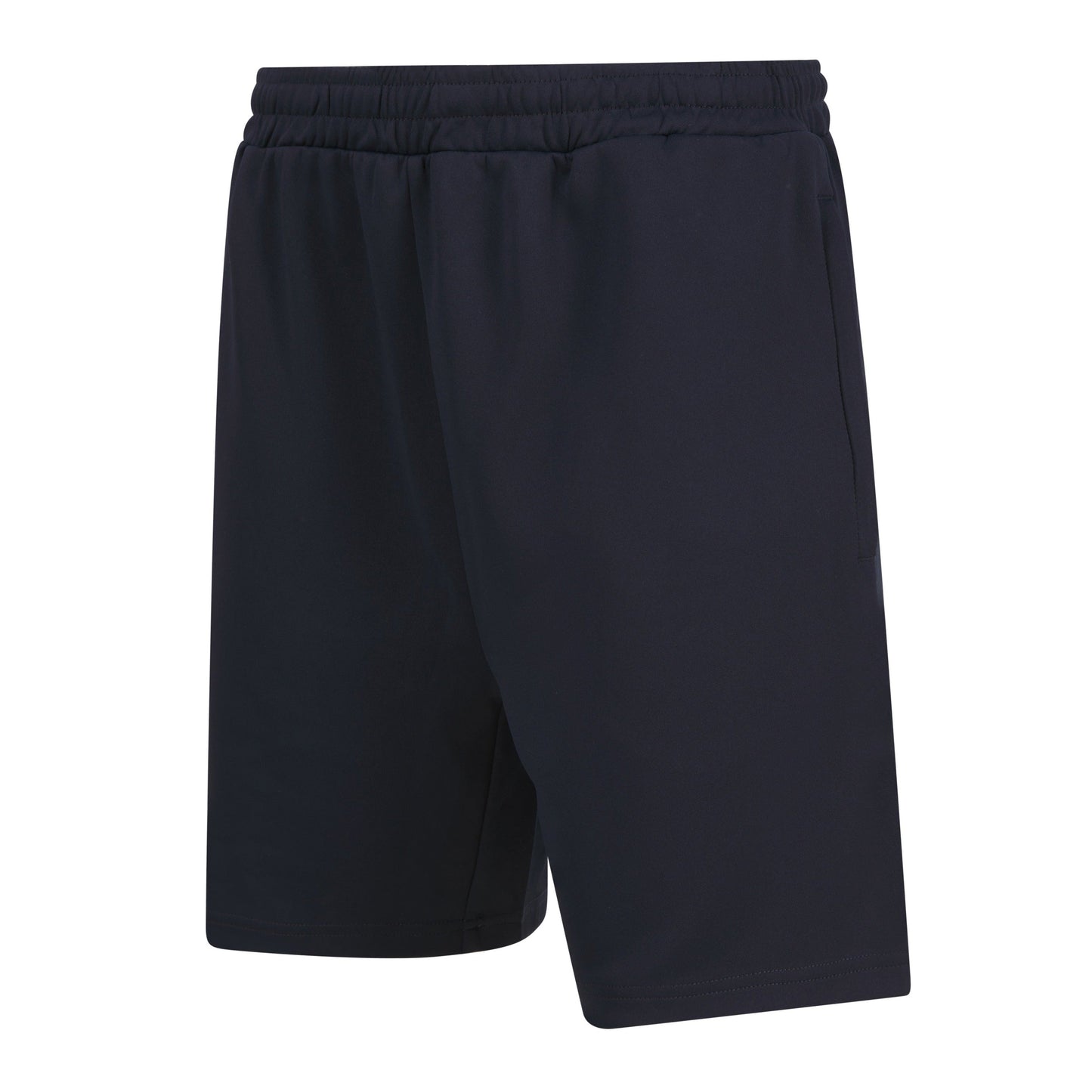 Finden & Hales Knitted Sports Shorts with Zip Pockets and Drawcord Waist