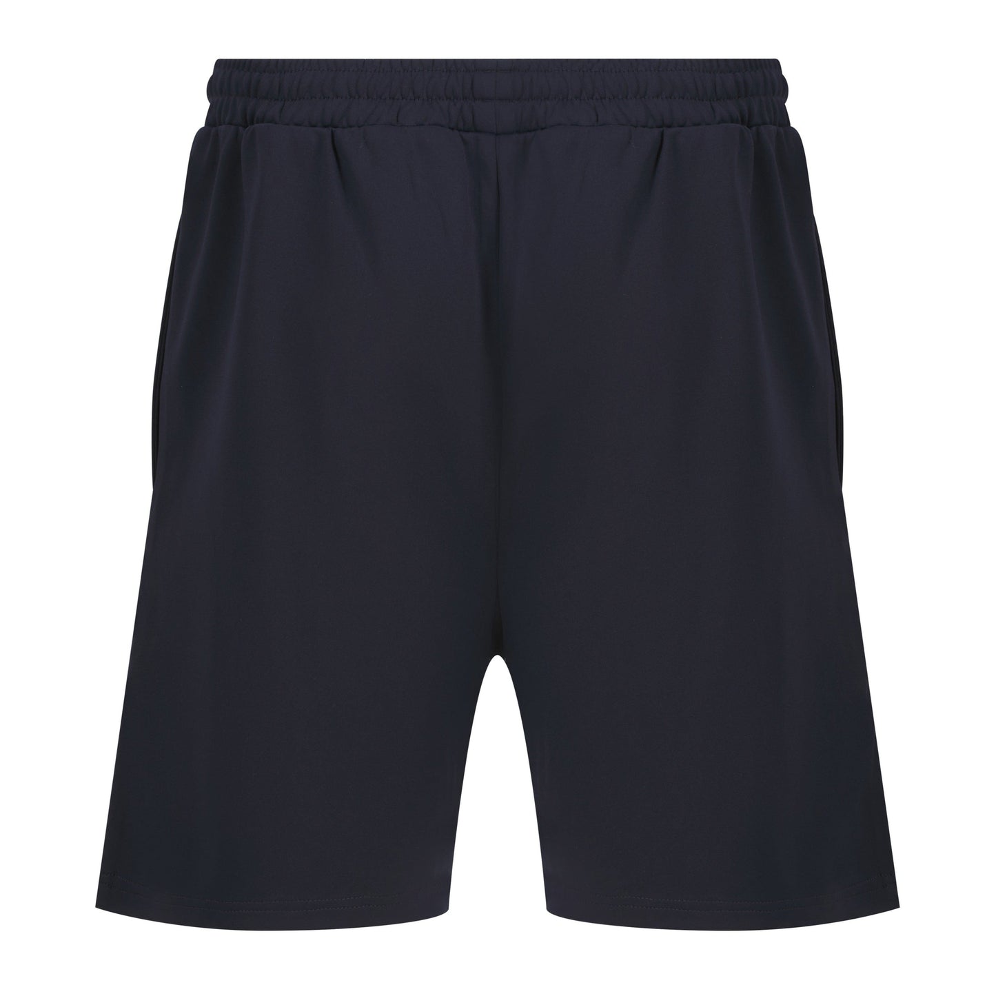 Finden & Hales Knitted Sports Shorts with Zip Pockets and Drawcord Waist
