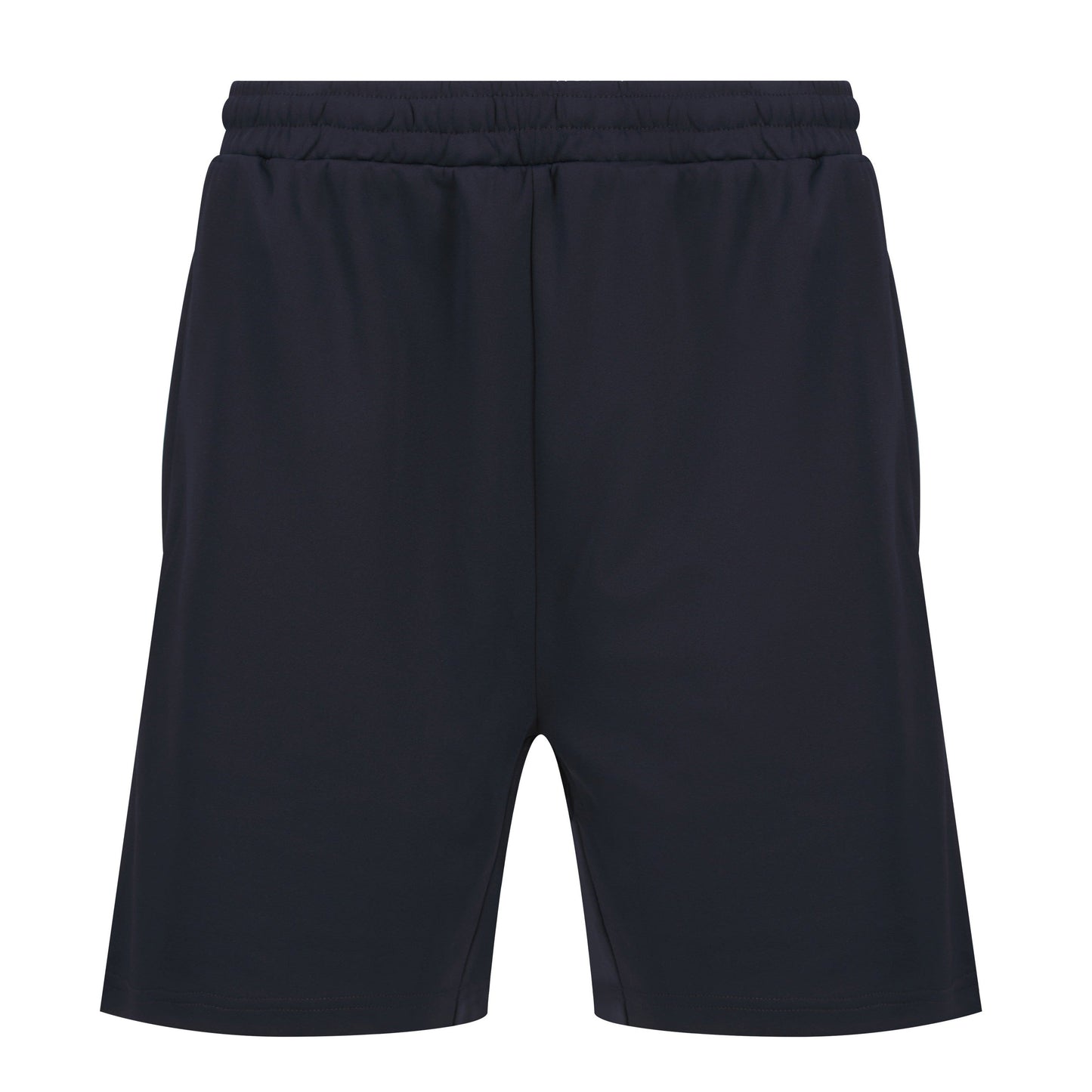 Finden & Hales Knitted Sports Shorts with Zip Pockets and Drawcord Waist