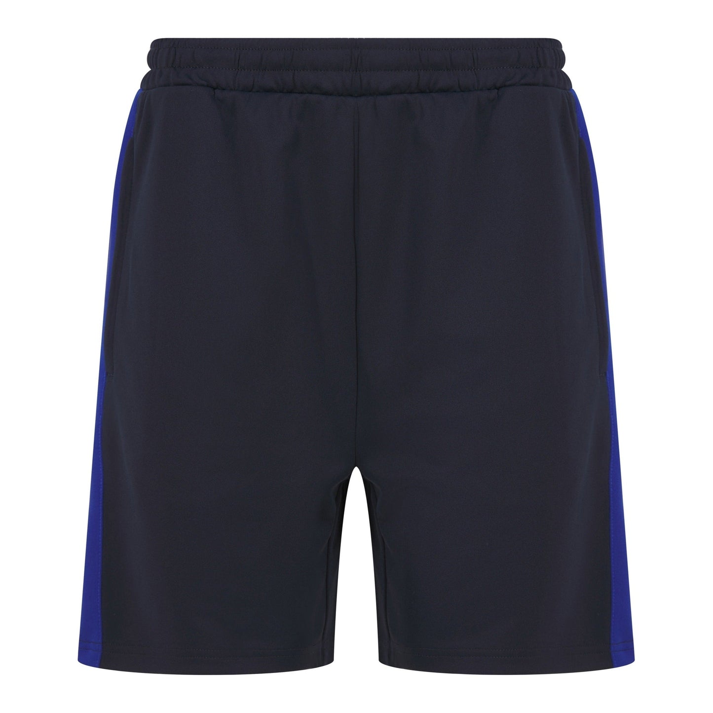 Finden & Hales Knitted Sports Shorts with Zip Pockets and Drawcord Waist