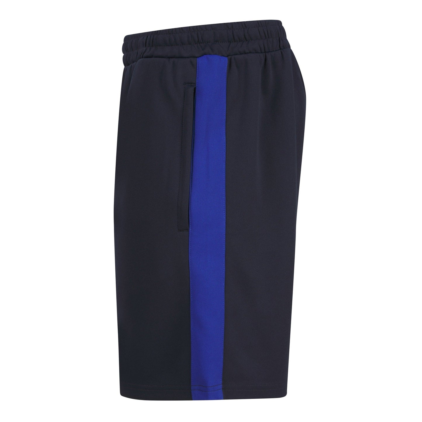 Finden & Hales Knitted Sports Shorts with Zip Pockets and Drawcord Waist