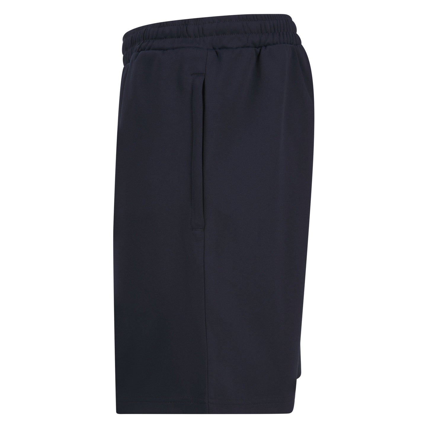 Finden & Hales Knitted Sports Shorts with Zip Pockets and Drawcord Waist