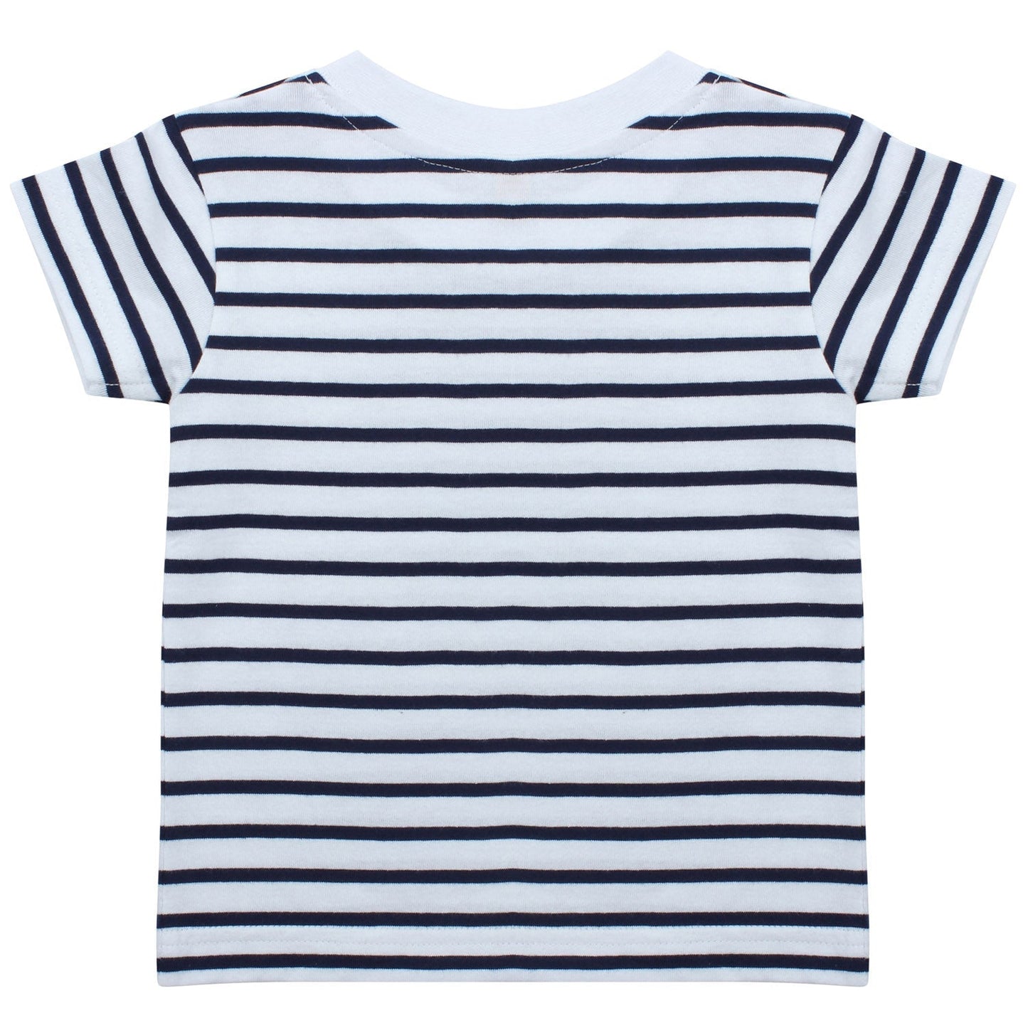 Larkwood Short Sleeve Striped T-Shirt 100% Cotton Tag-Free Baby Sizes 0-4Y