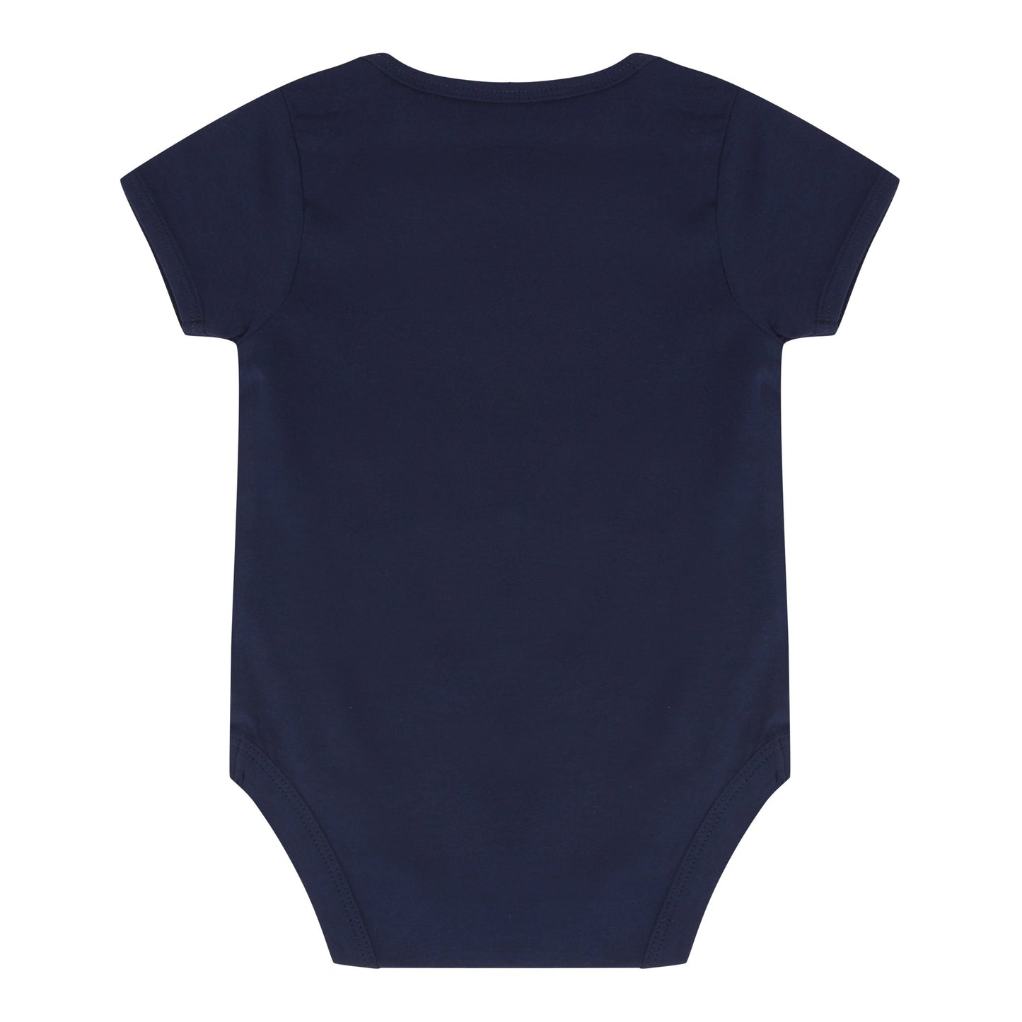 Larkwood Short-Sleeved Baby Bodysuit 100% Cotton Envelope Neck YKK Popper