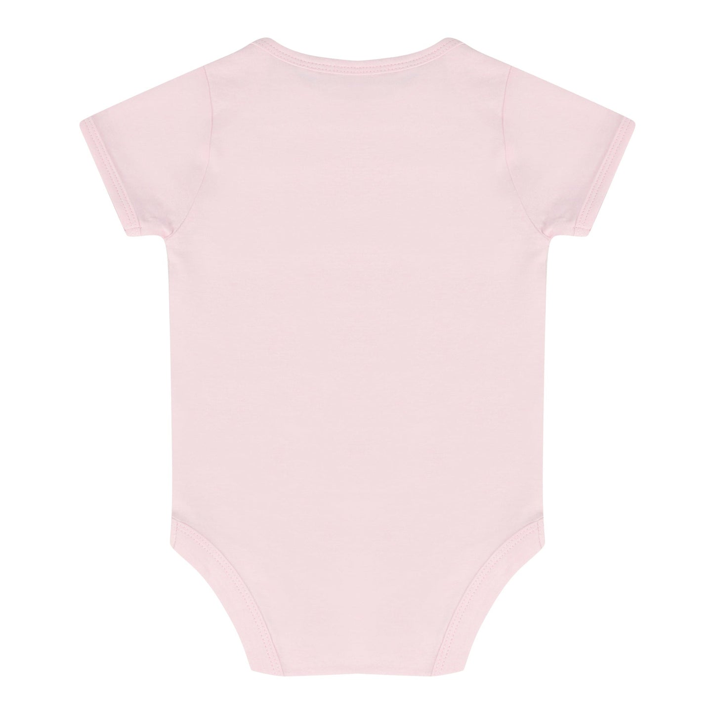 Larkwood Short-Sleeved Baby Bodysuit 100% Cotton Envelope Neck YKK Popper