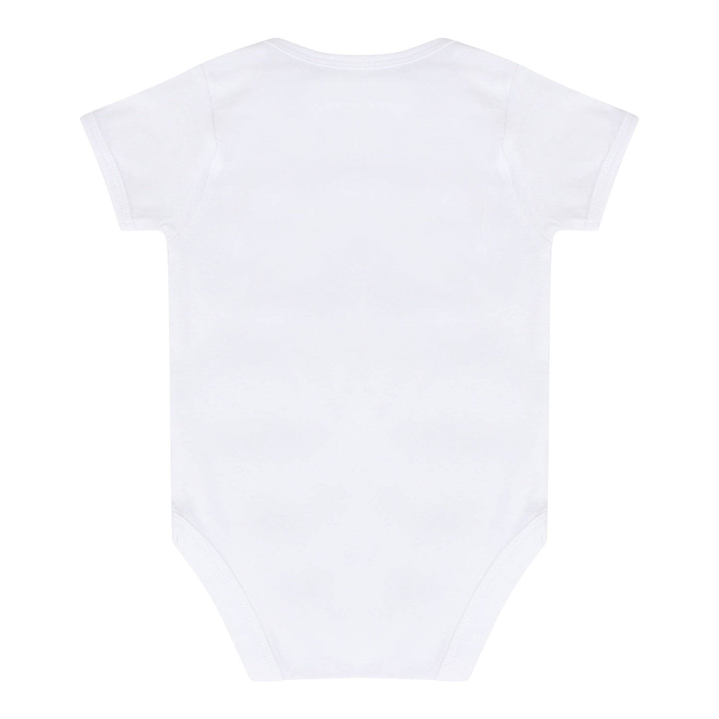 Larkwood Short-Sleeved Baby Bodysuit 100% Cotton Envelope Neck YKK Popper