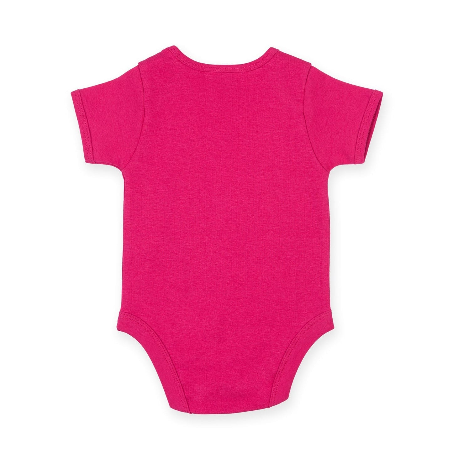 Larkwood Short-Sleeved Baby Bodysuit with Envelope Neck and Popper Fastening