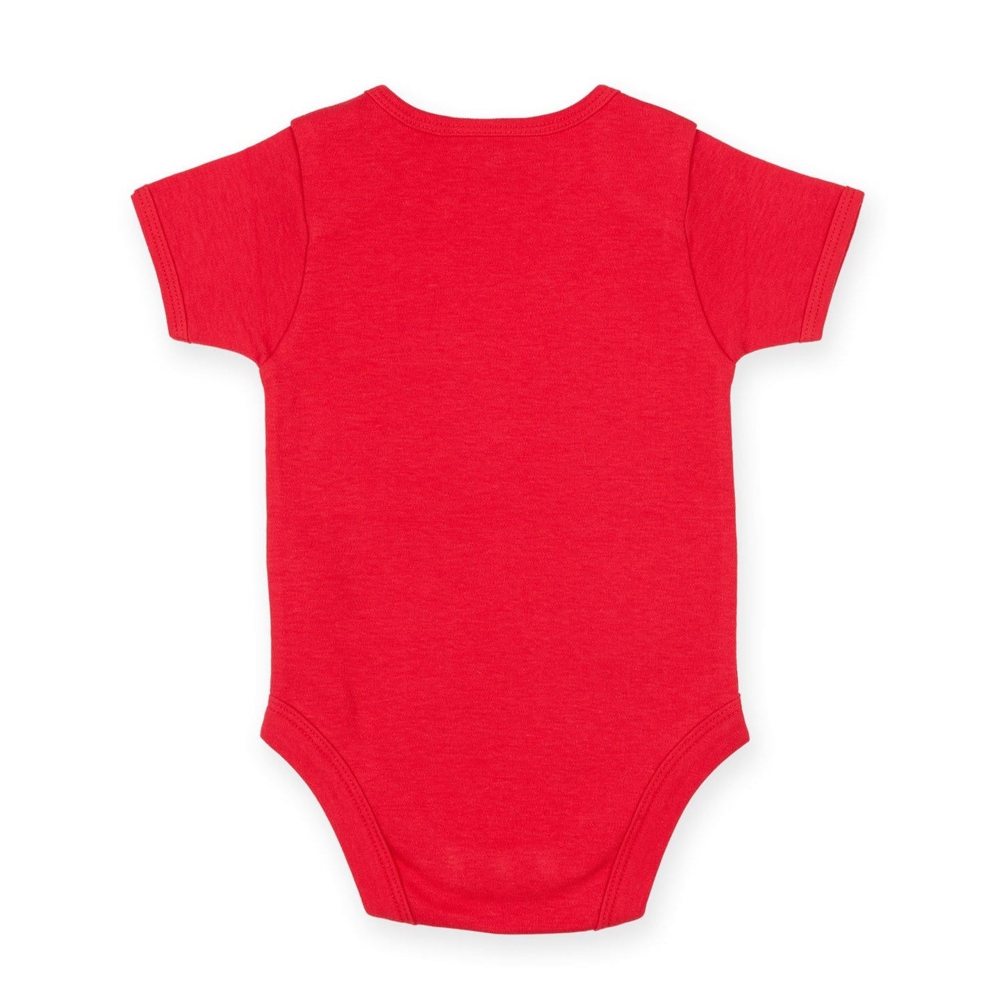 Larkwood Short-Sleeved Baby Bodysuit with Envelope Neck and Popper Fastening