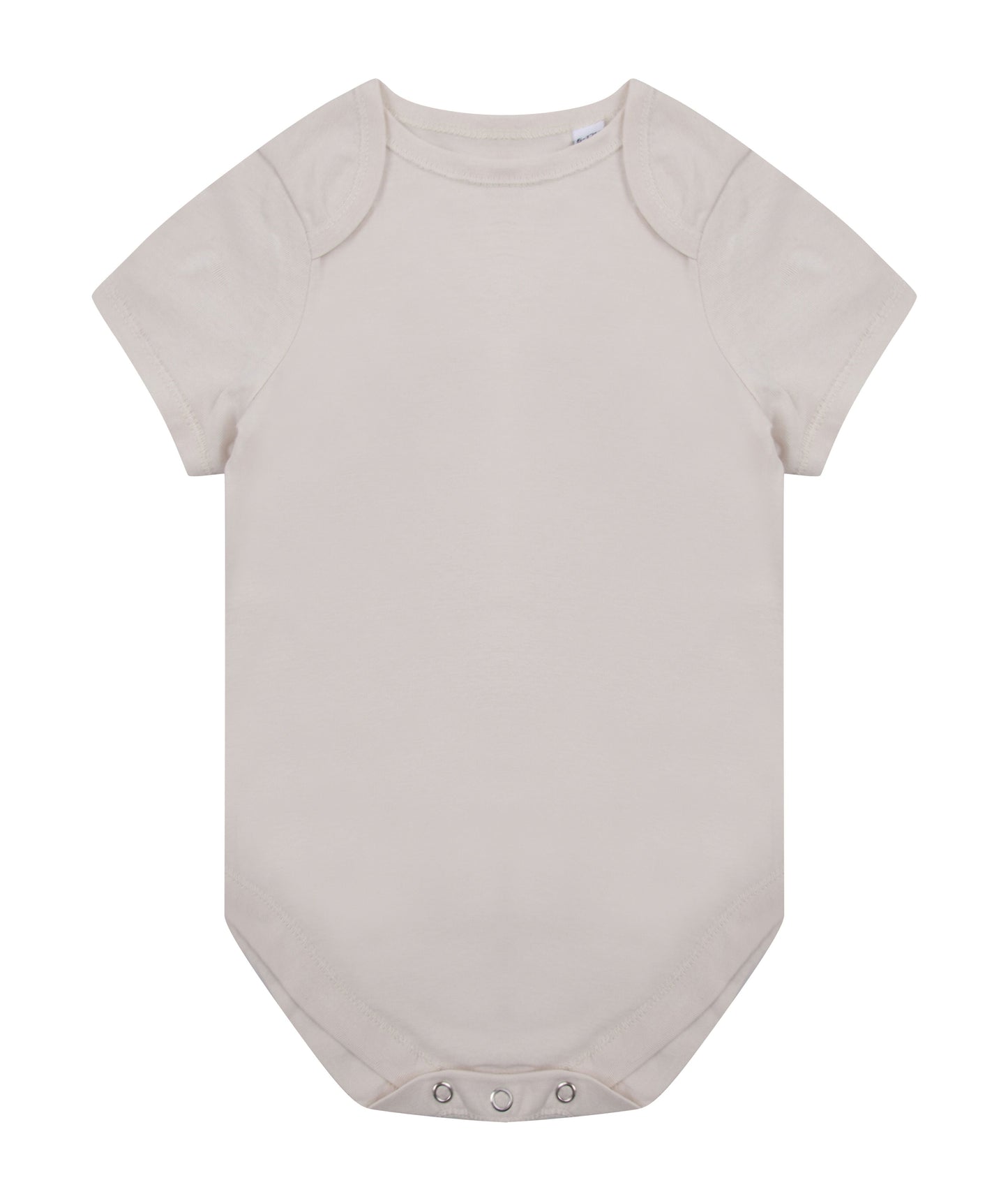 Larkwood Organic Cotton Bodysuit Short Sleeve YKK Popper Newborn to 18 Months