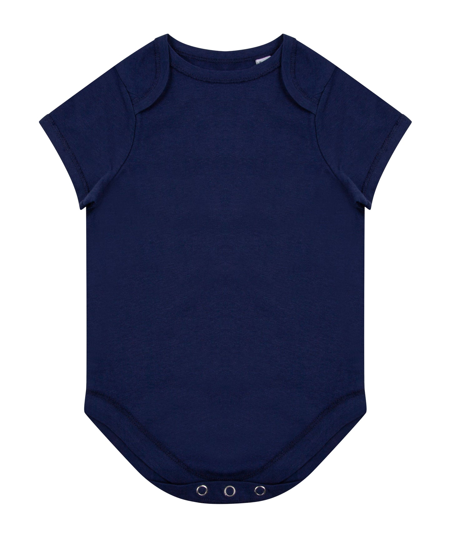 Larkwood Organic Cotton Bodysuit Short Sleeve YKK Popper Newborn to 18 Months