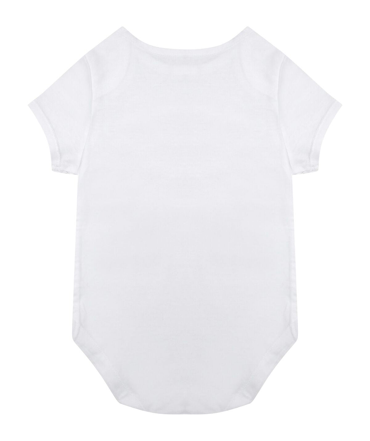 Larkwood Organic Cotton Bodysuit Short Sleeve YKK Popper Newborn to 18 Months