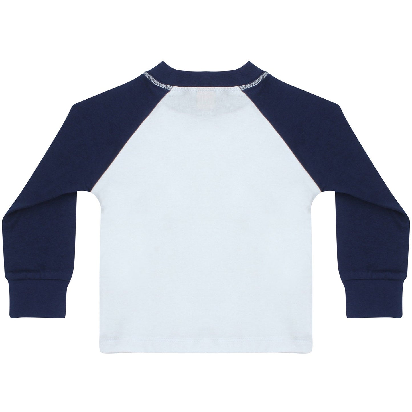 Larkwood Retro Contrast Sleeve Children's Pyjamas 100% Cotton Soft Fabric