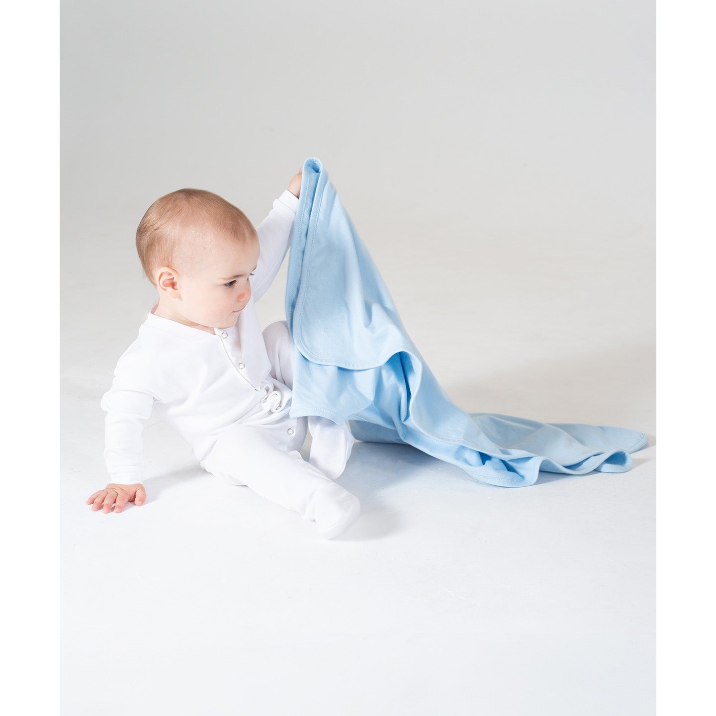 Larkwood Super Soft Double Layer Blanket with Size Tab 74x74cm Oeko-Tex
