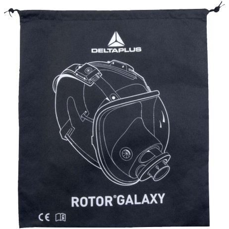 Delta Plus M9300 Silicone Respirator Mask with Adjustable Straps 210Â° Visor