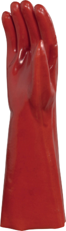 Delta Plus PVCC400 Heavy-Duty PVC Chemical Gloves Elbow-Length Size 10