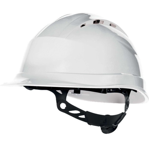 Delta Plus QUARTZ UP IV Ventilated Safety Helmet Short Visor Adjustable Fit
