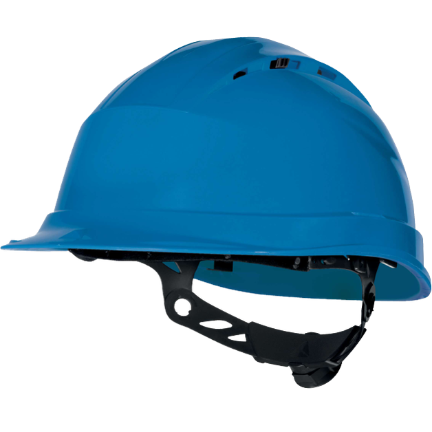 Delta Plus QUARTZ UP IV Ventilated Safety Helmet Short Visor Adjustable Fit