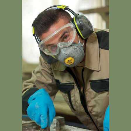 Delta Plus SPIDERMASK P3 Respirator Reusable with Replaceable Filters