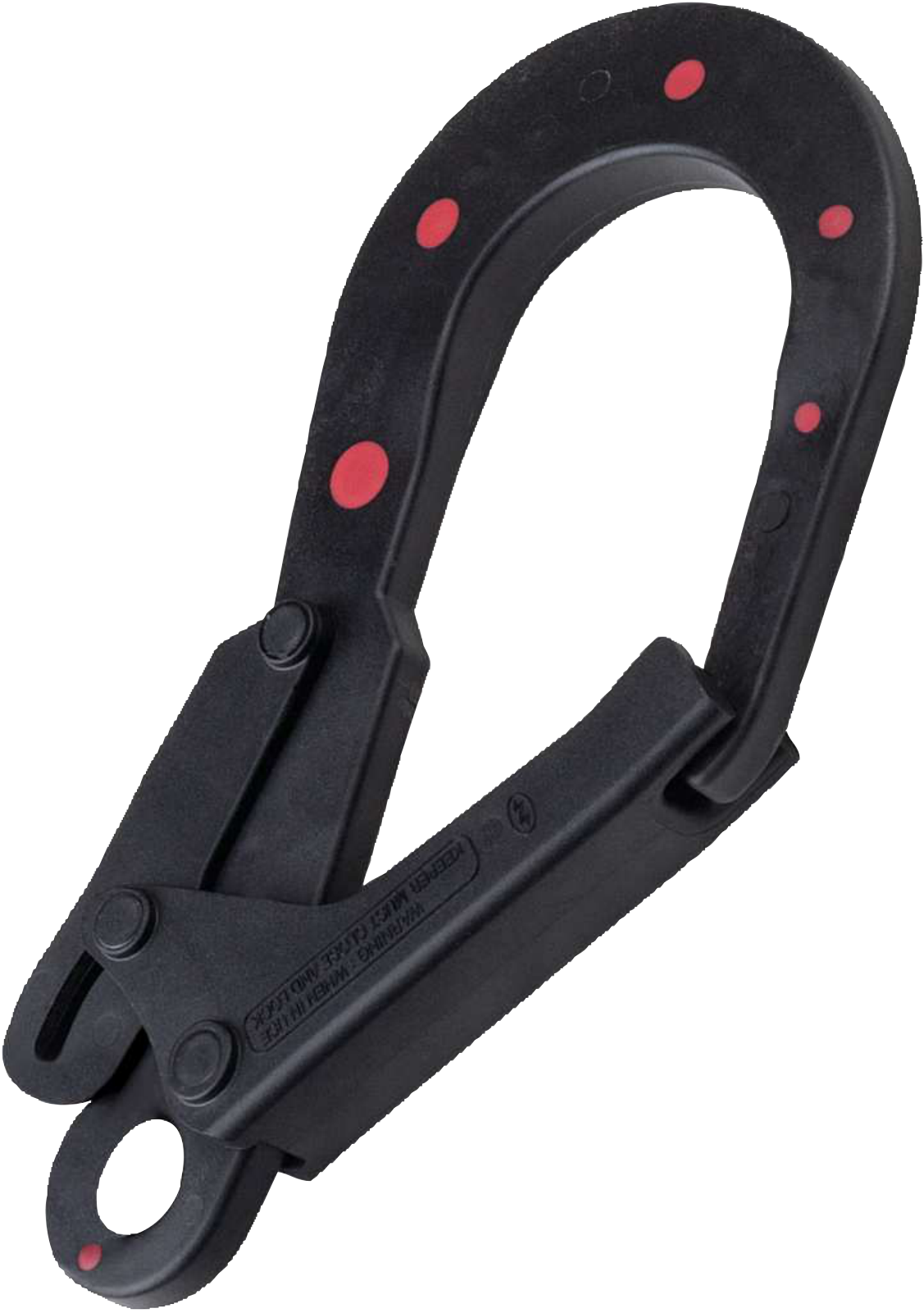 Delta Plus AN245200PRR Double Energy-Absorbing Lanyard Dielectric Black-Red