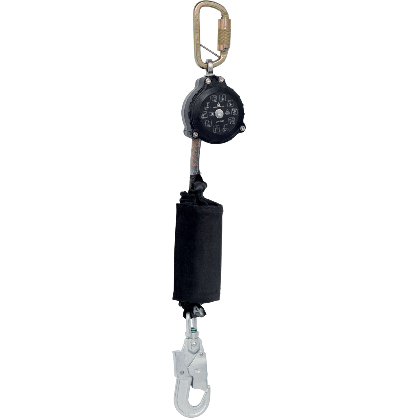 Delta Plus MICROBLOC AN106PF Retractable Fall Arrester 140kg Load Capacity