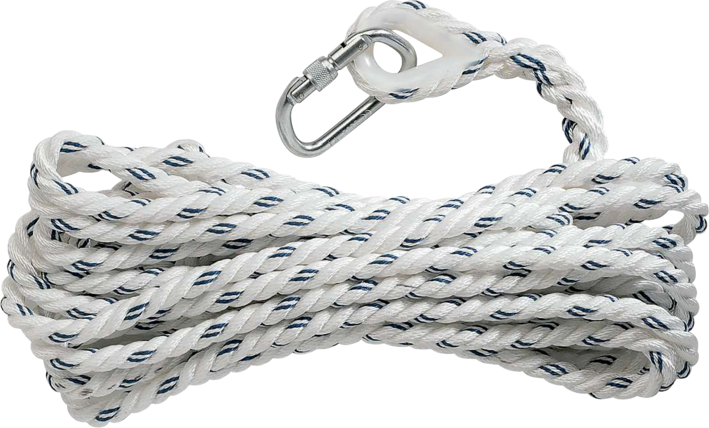 Delta Plus AN30030 30m Twisted Rope Fall Protection Anchorage Line White