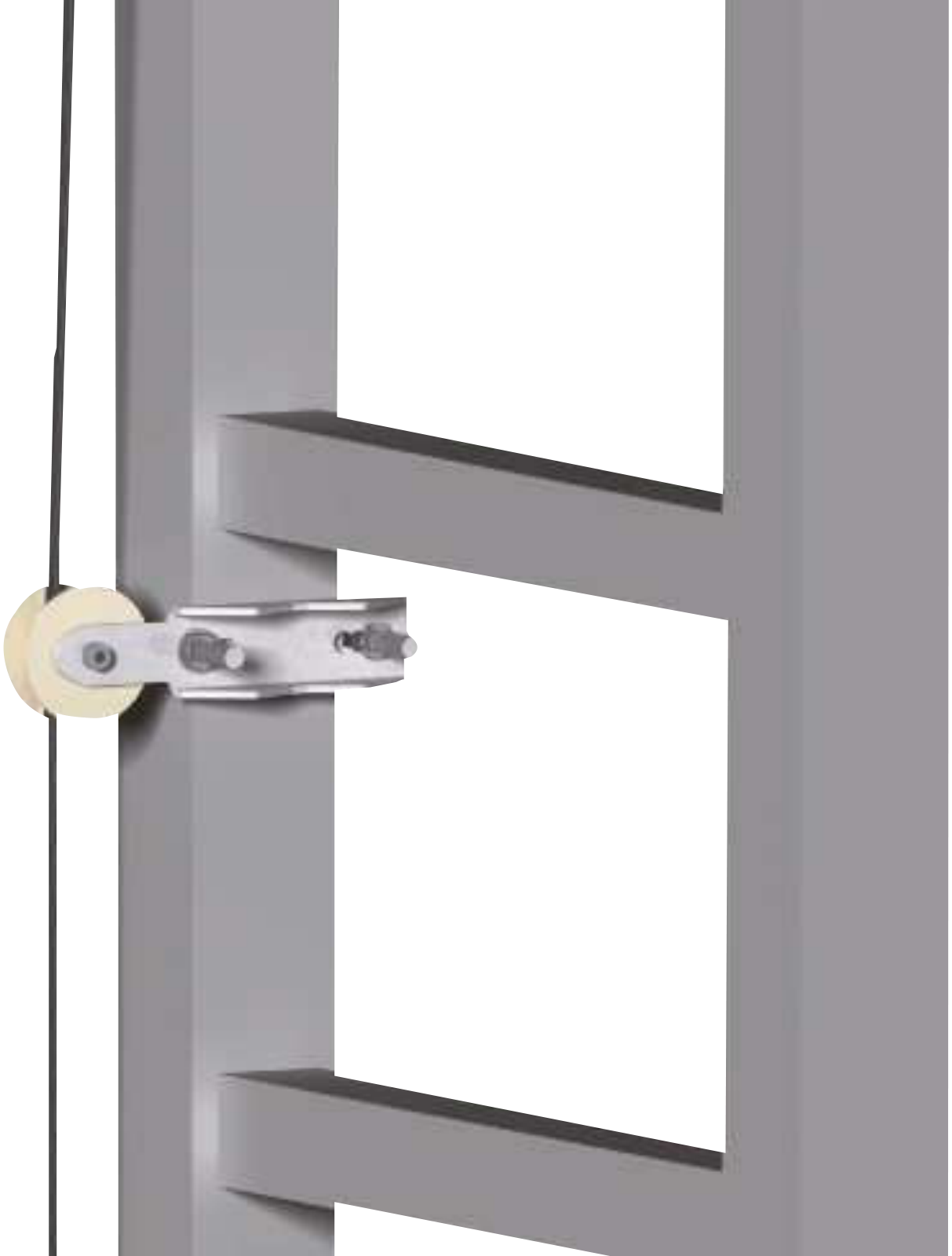 Delta Plus AN802 Intermediate Lifeline Feedthrough Stainless Steel Anchor