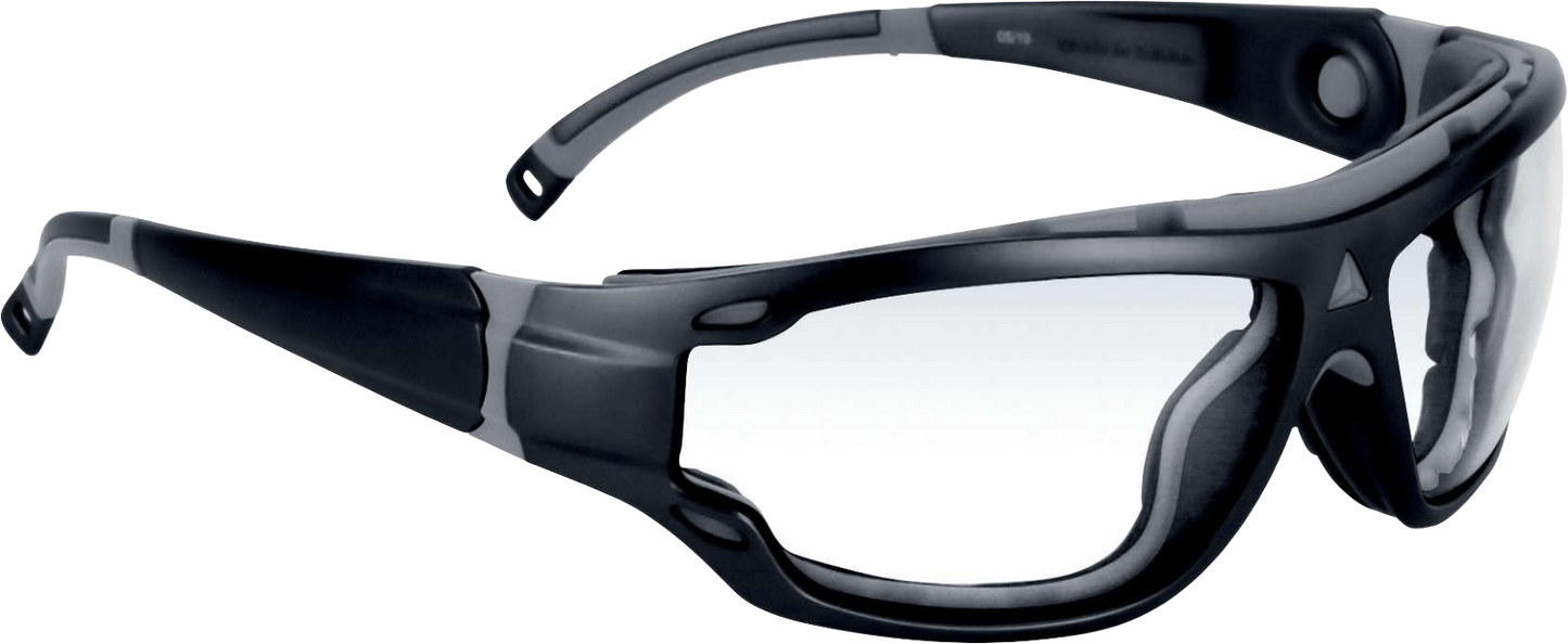 Delta Plus BLOW2 Clear 2-in-1 Safety Glasses Anti-Fog Anti-Scratch UV Protection