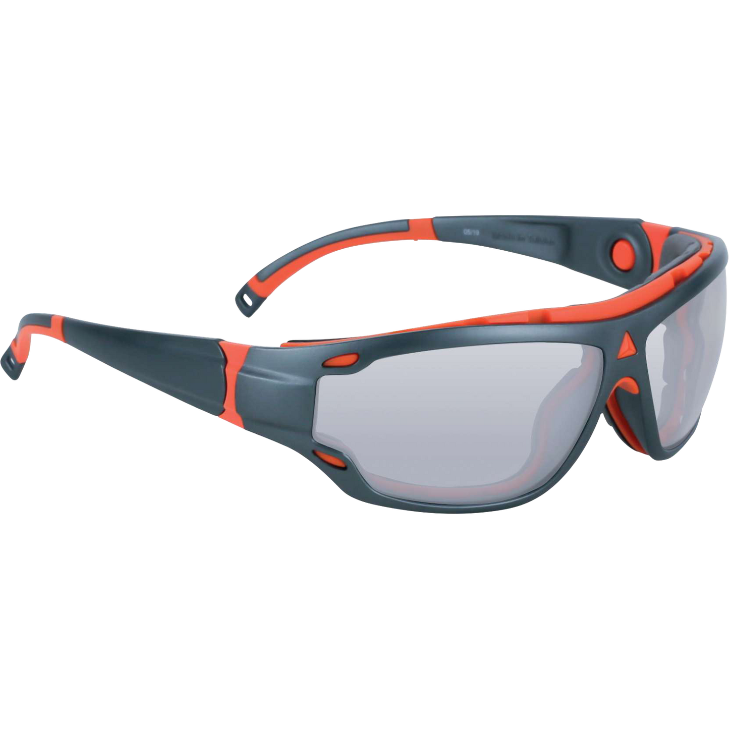 Delta Plus BLOW2 Light Mirror Safety Glasses UV400 Anti-Scratch Foam Gasket