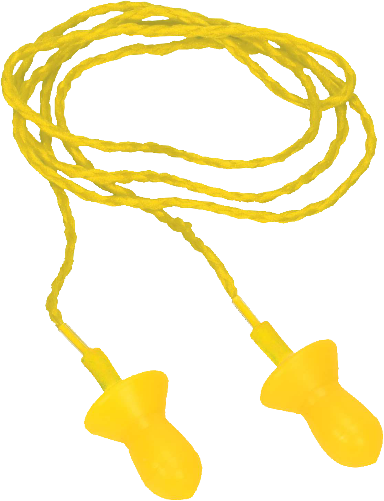Delta Plus Reusable Silicone Earplugs 10 Pairs with Textile Cord Comfort Fit