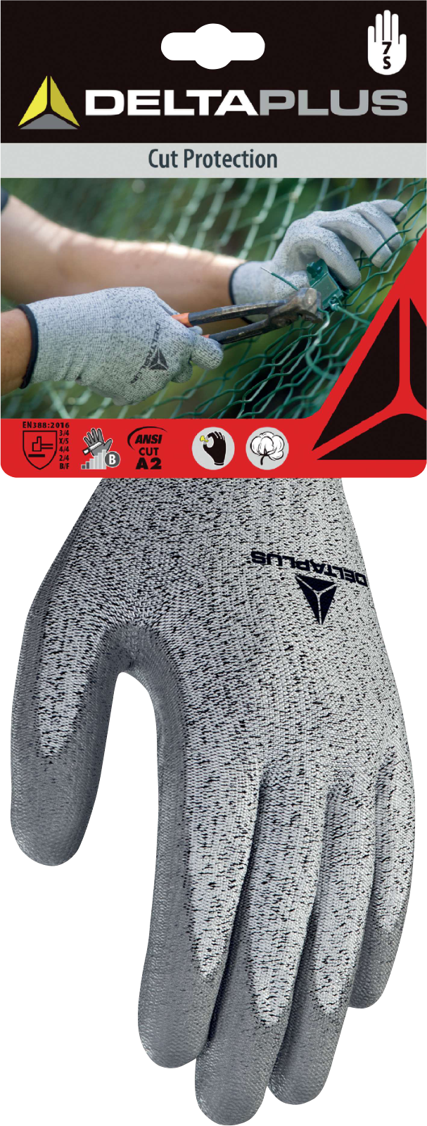 Delta Plus Cut-Resistant PU Coated Gloves DPVENICUTB04 - Grip & Flexibility