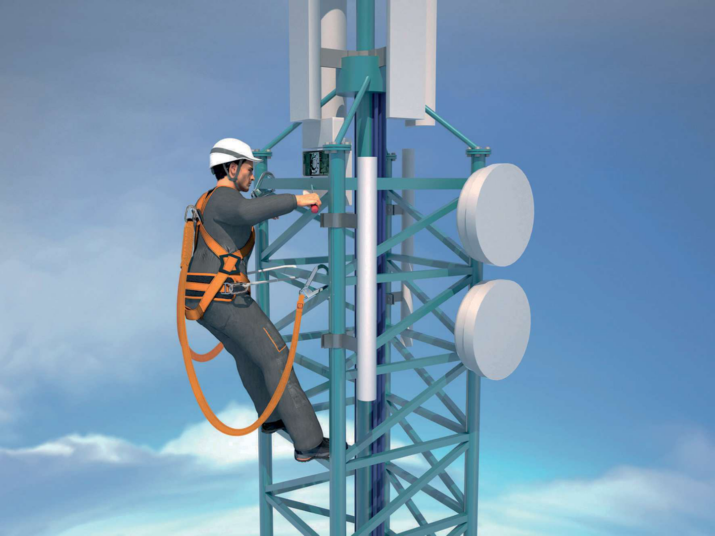 Delta Plus ELARA320V2 Fall Arrest Kit for Tower Climbing & Scaffolding
