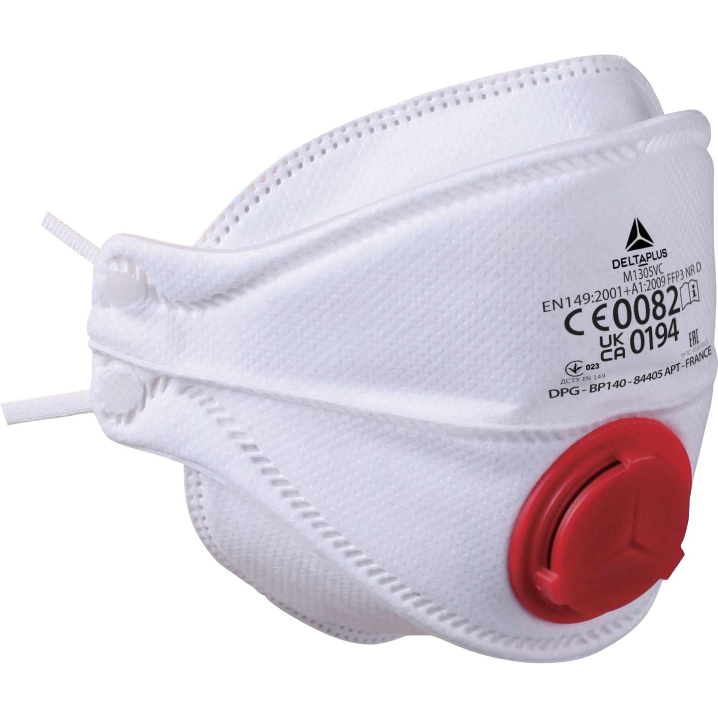 Delta Plus M1305V FFP3 Foldable Face Masks with Valve - Box of 10