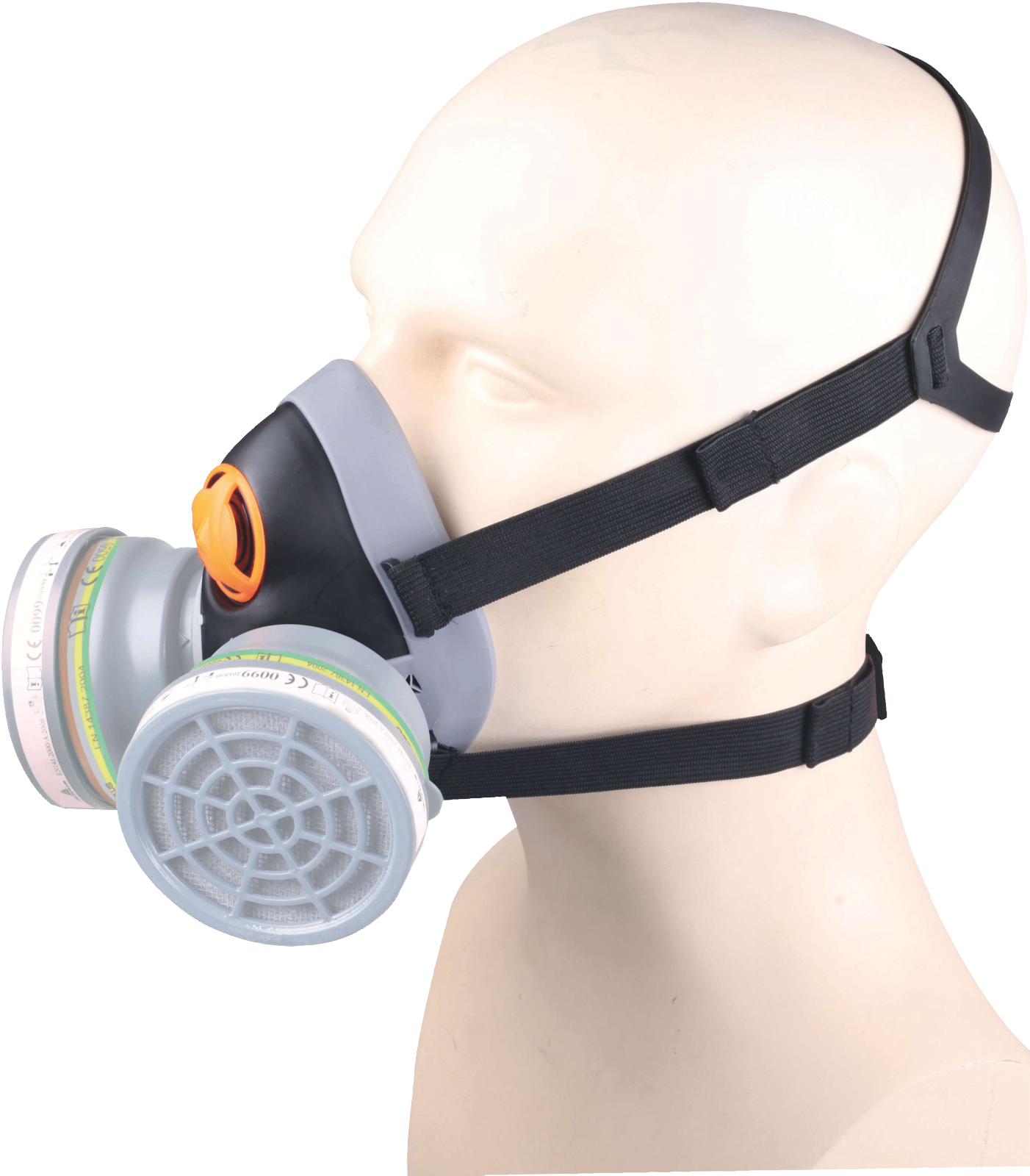 Delta Plus M6400E JUPITER Reusable Half-Mask Dual Filters Chemical Protection
