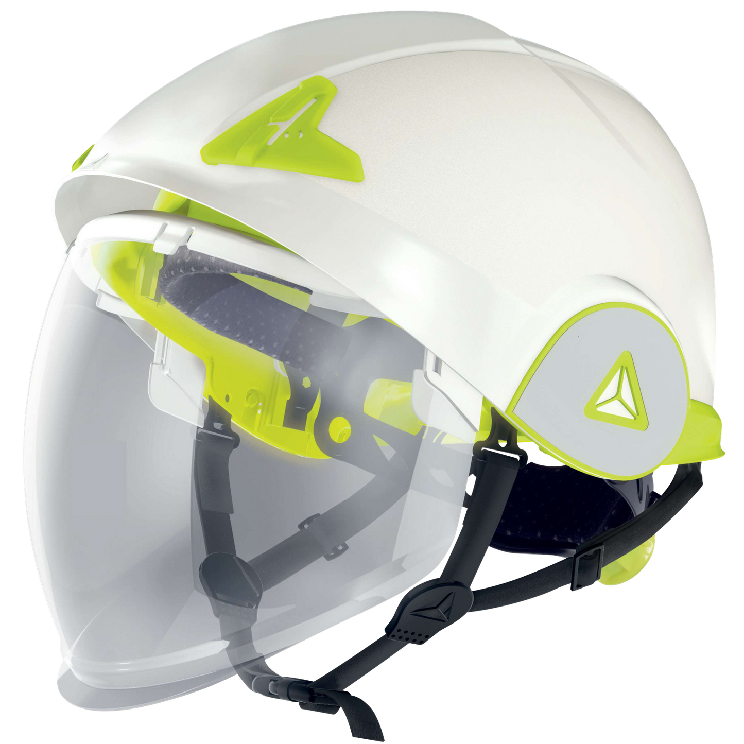 Delta Plus ONYX2 BLANC Arc Flash Safety Helmet with Integrated Visor 775g
