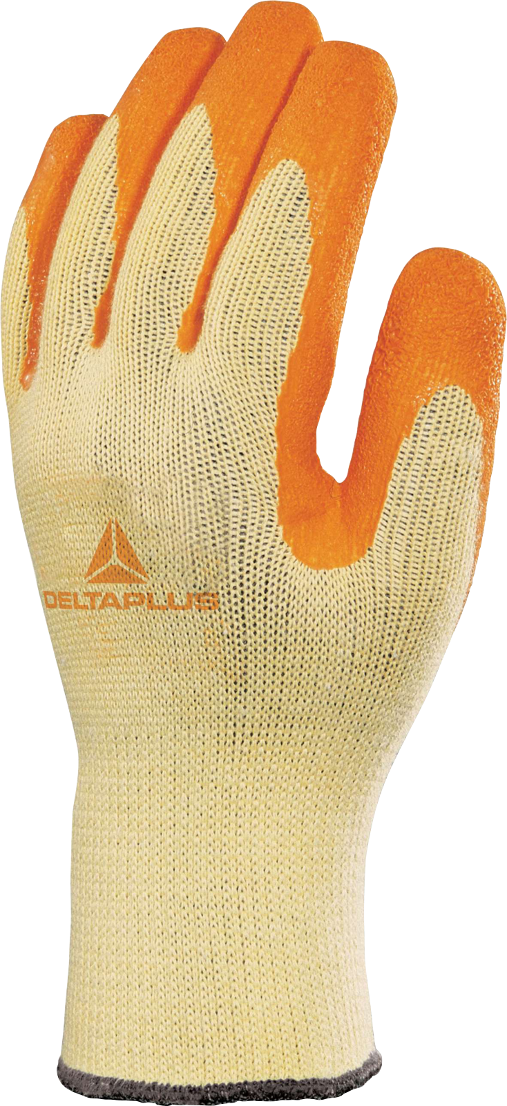 Delta Plus DPVE730 Heavy-Duty Latex Grip Gloves Size 8-10 for DIY & Construction