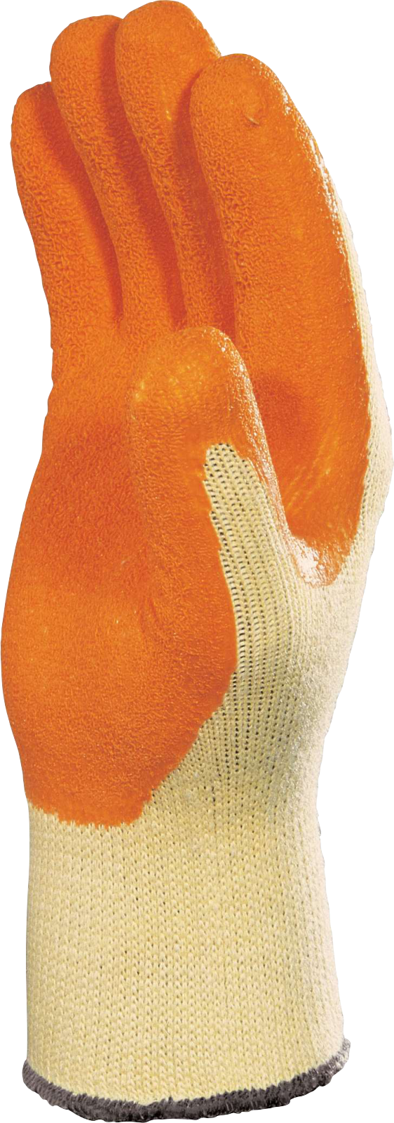Delta Plus DPVE730 Heavy-Duty Latex Grip Gloves Size 8-10 for DIY & Construction