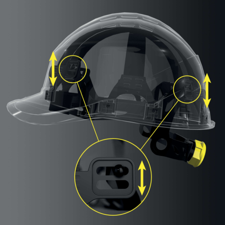 Delta Plus Diamond VI Wind Safety Helmet Lightweight Vented ABS Adjustable Fit