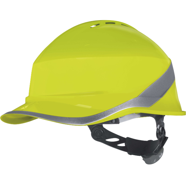 Delta Plus Diamond VI Wind Safety Helmet Lightweight Vented ABS Adjustable Fit