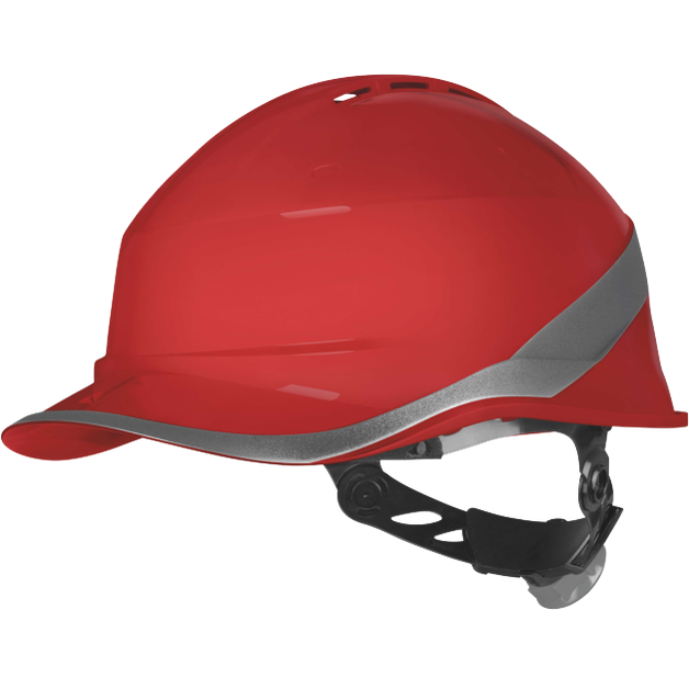 Delta Plus Diamond VI Wind Safety Helmet Lightweight Vented ABS Adjustable Fit