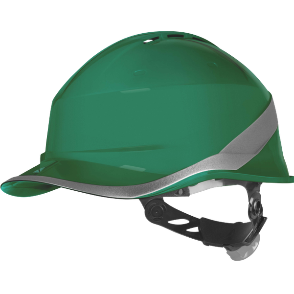 Delta Plus Diamond VI Wind Safety Helmet Lightweight Vented ABS Adjustable Fit
